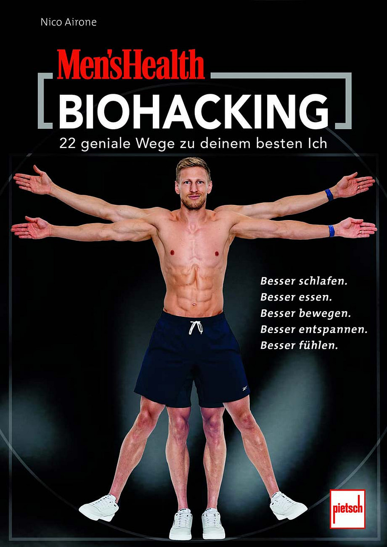 Buchcover: Men´s Health Biohacking - 22 geniale Wege zu deinem besten Ich